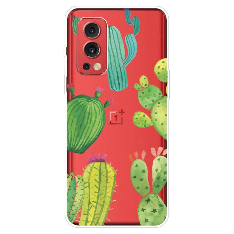 Cover OnePlus Nord 2 5G Kaktus Akvarel