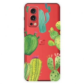 Cover OnePlus Nord 2 5G Kaktus Akvarel