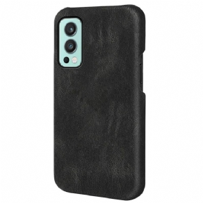 Cover OnePlus Nord 2 5G Nye Farver Elegance Lædereffekt