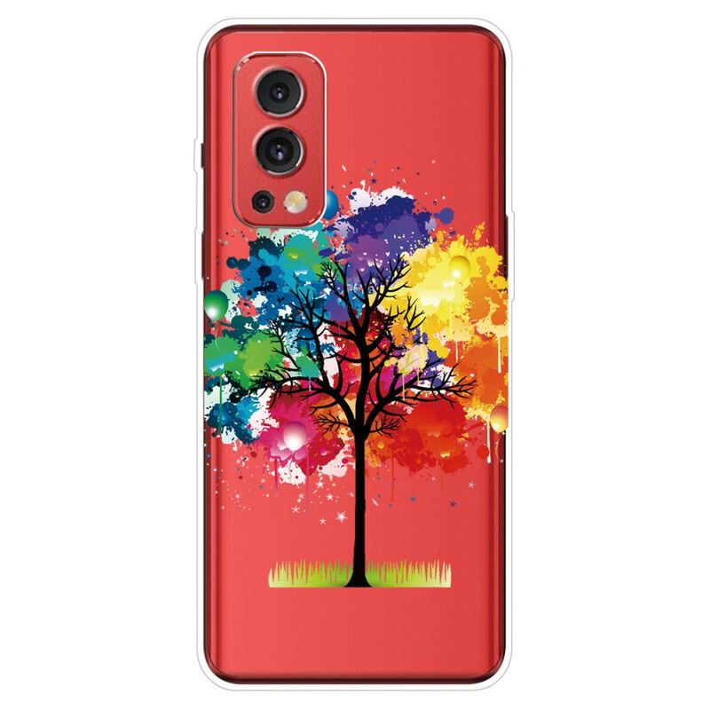 Cover OnePlus Nord 2 5G Transparent Akvareltræ