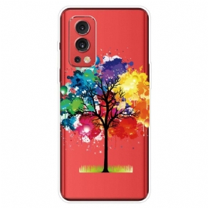 Cover OnePlus Nord 2 5G Transparent Akvareltræ