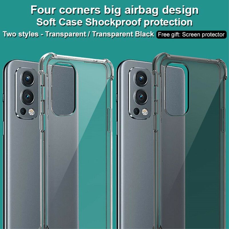 Cover OnePlus Nord 2 5G Transparent Silkeblød Imak