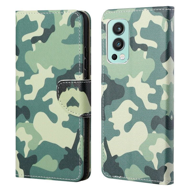 Flip Cover OnePlus Nord 2 5G Camo