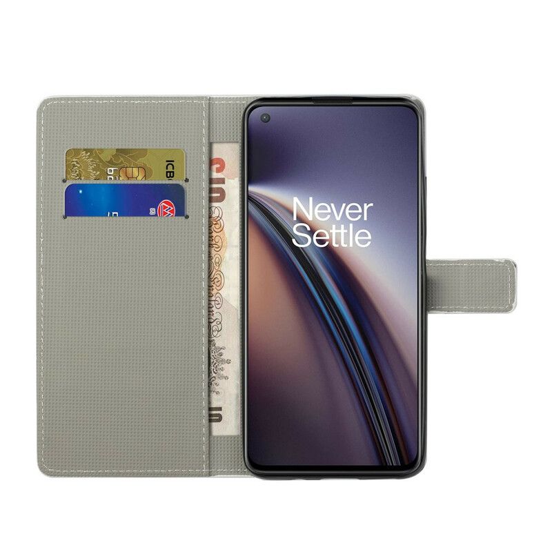 Flip Cover OnePlus Nord 2 5G Galaksetegninger