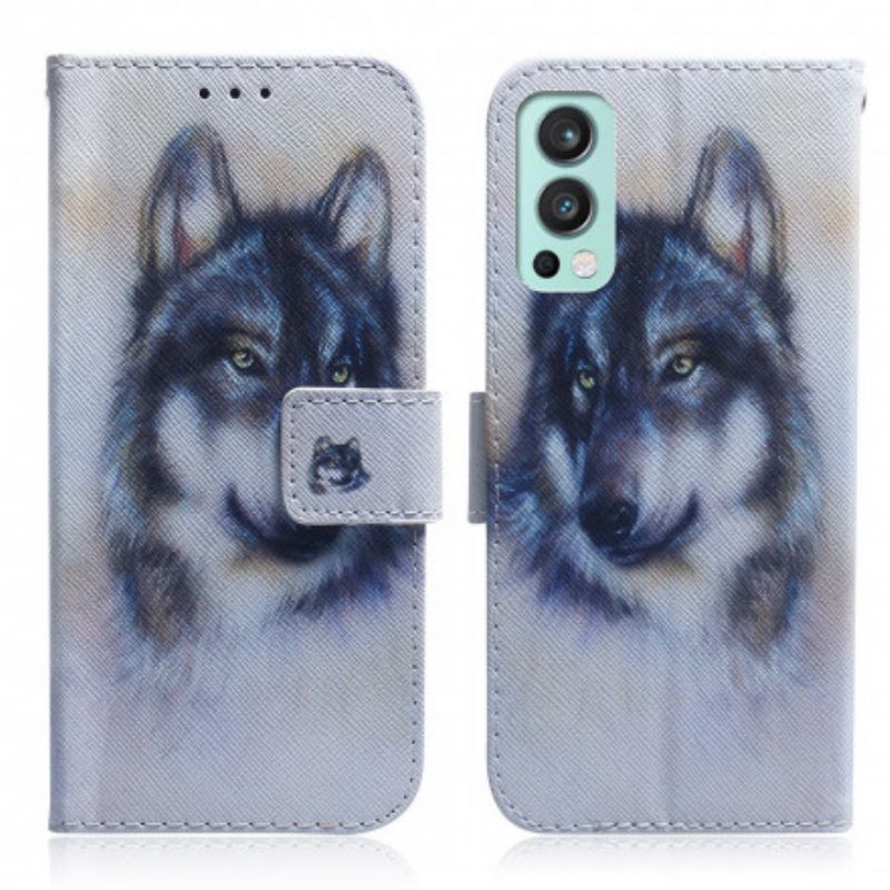 Flip Cover OnePlus Nord 2 5G Hundeblik