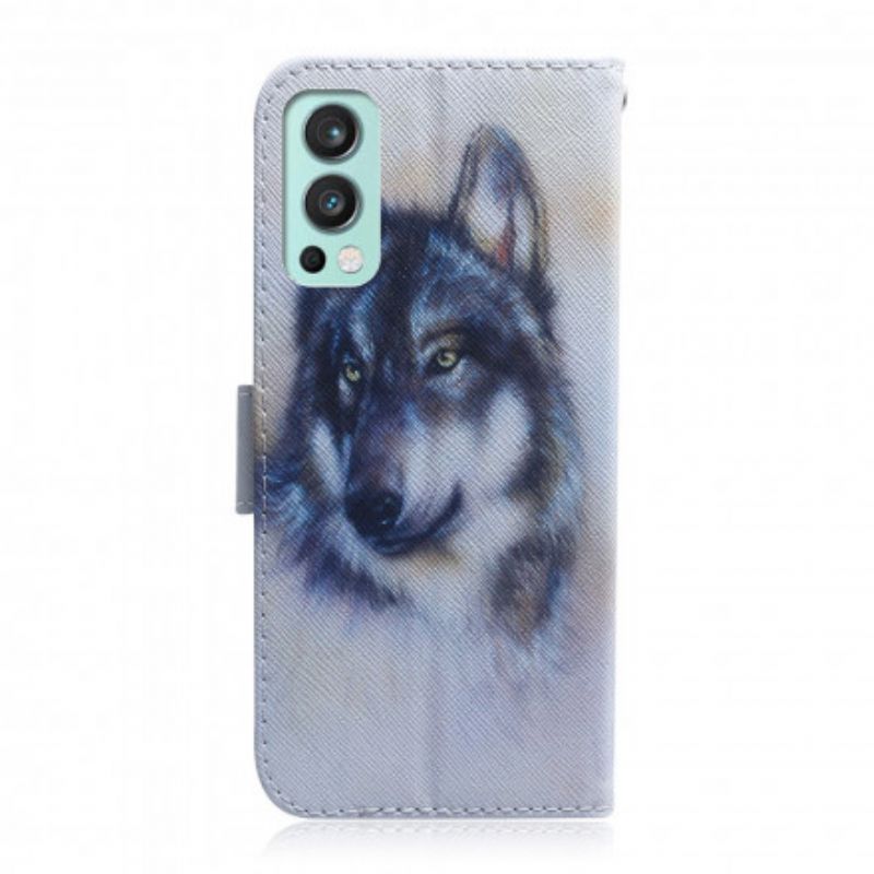 Flip Cover OnePlus Nord 2 5G Hundeblik