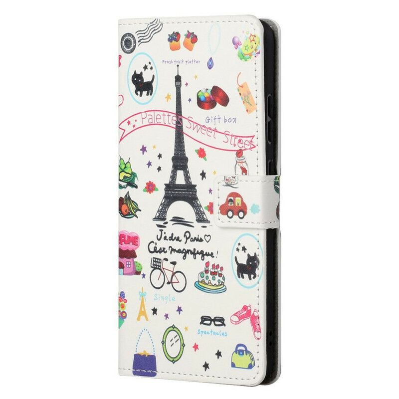 Flip Cover OnePlus Nord 2 5G Jeg Elsker Paris