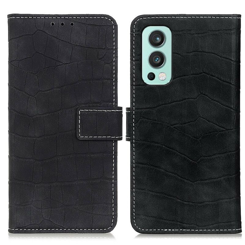 Flip Cover OnePlus Nord 2 5G Krokodillekraft