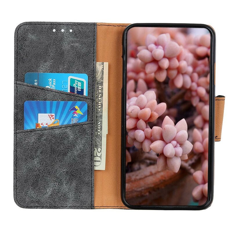 Flip Cover OnePlus Nord 2 5G Læder Cover Vintage Dobbeltsidet Magnetklap