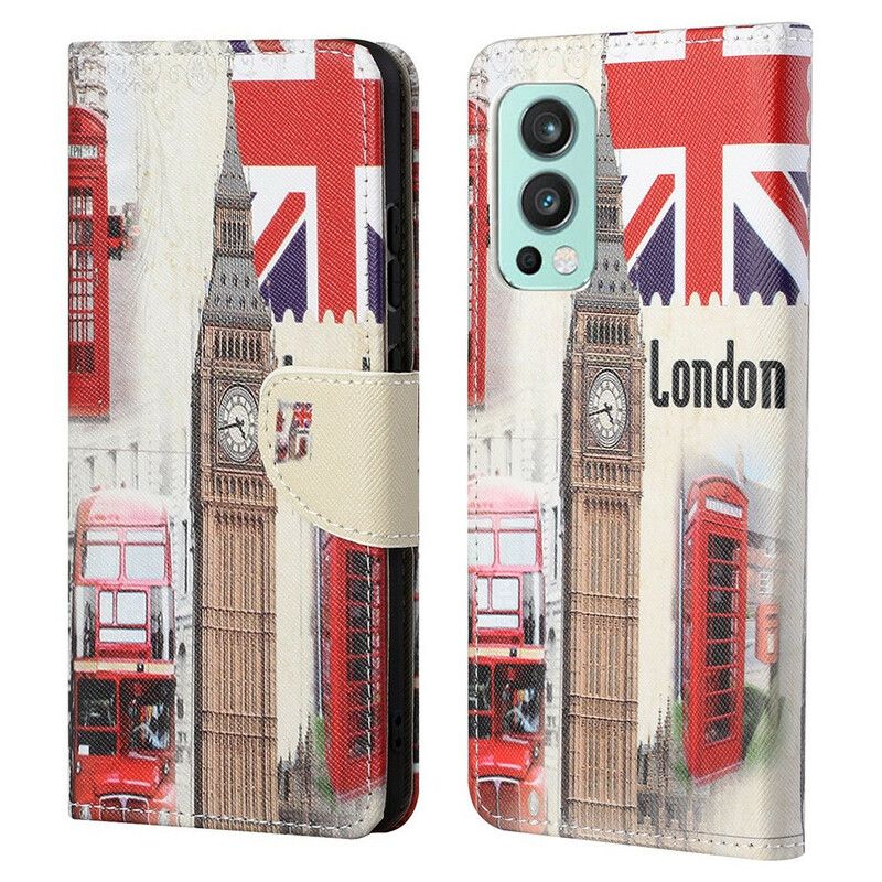 Flip Cover OnePlus Nord 2 5G London Life