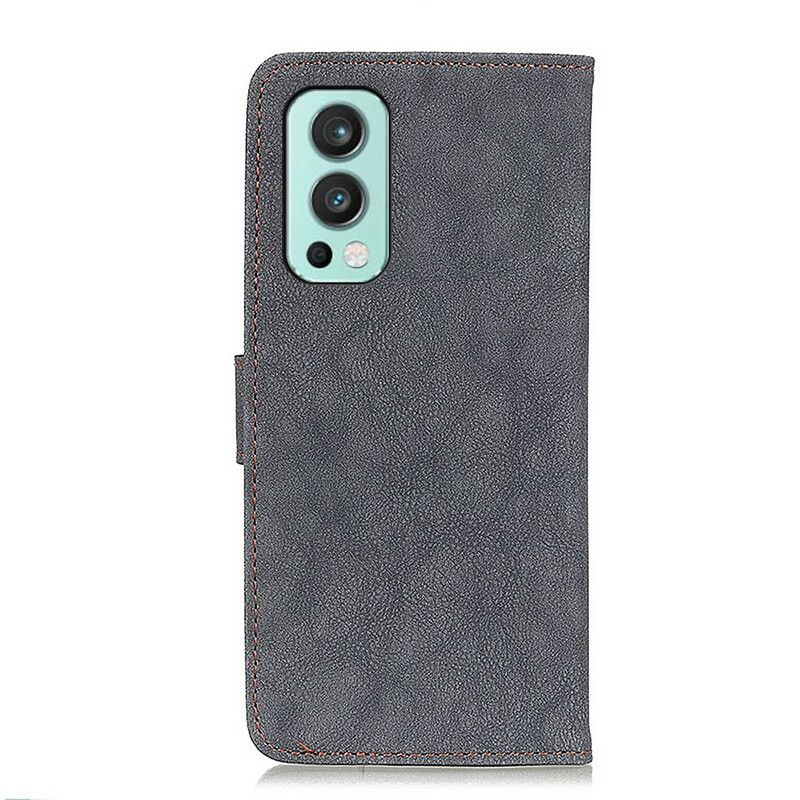 Flip Cover OnePlus Nord 2 5G Retro Split Kunstlæder Khazneh