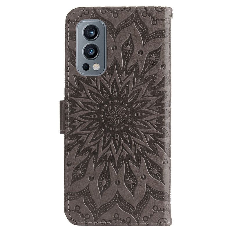 Flip Cover OnePlus Nord 2 5G Solblomst