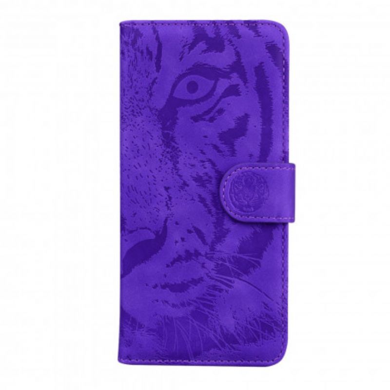 Flip Cover OnePlus Nord 2 5G Tiger Ansigtstryk