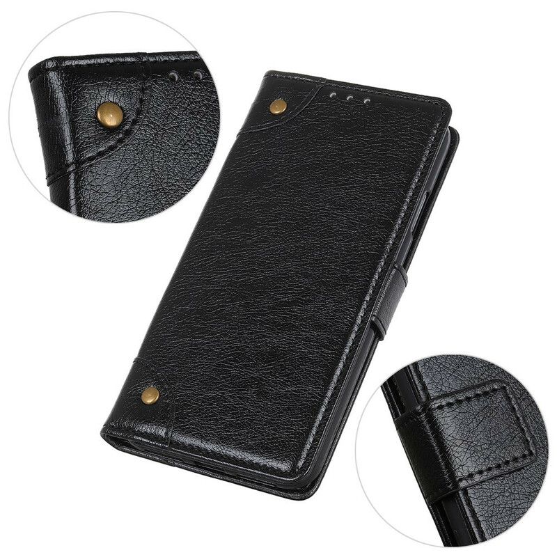 Flip Cover OnePlus Nord 2 5G Vintage Nitter Nappa Læderstil