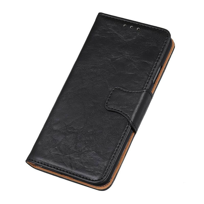 Læder Cover OnePlus Nord 2 5G Flip Cover Tekstureret Magnetisk Klap