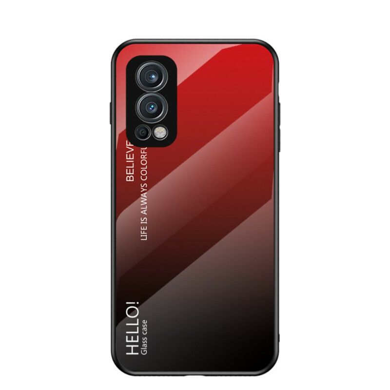 Mobilcover OnePlus Nord 2 5G Hej Hærdet Glas