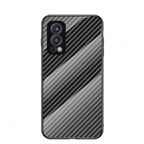 Mobilcover OnePlus Nord 2 5G Kulfiber Hærdet Glas