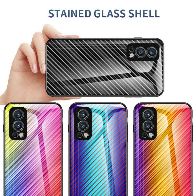 Mobilcover OnePlus Nord 2 5G Kulfiber Hærdet Glas