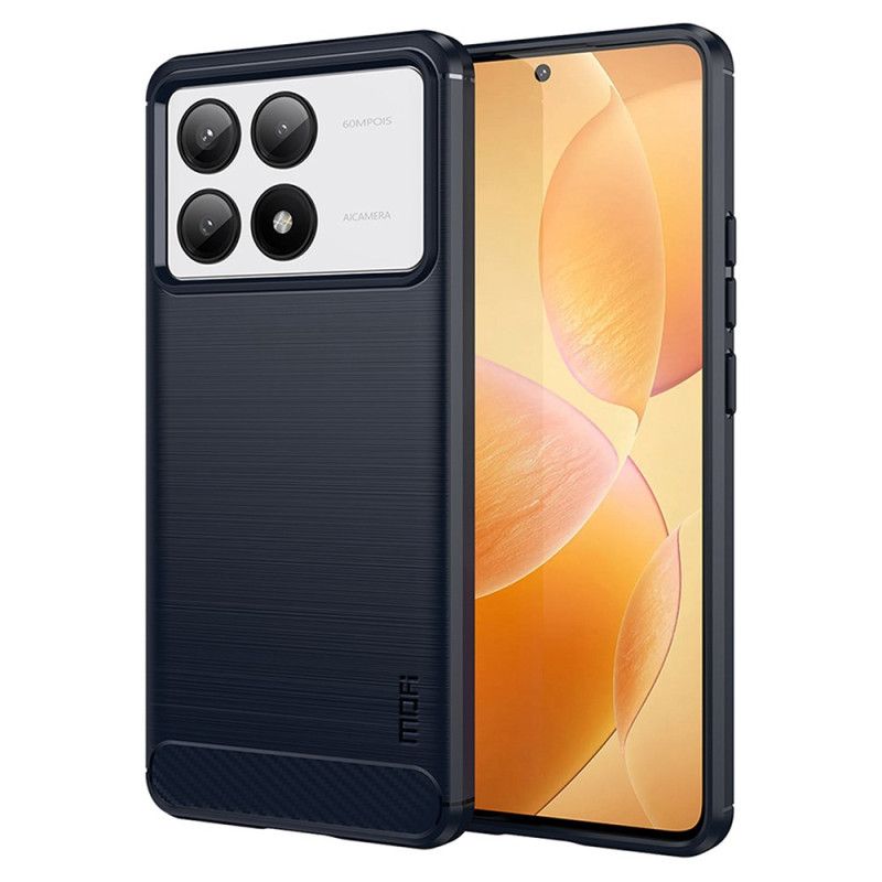 Cover Poco X6 Pro 5g Mofi Børstet Kulfiber