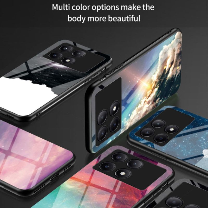 Cover Poco X6 Pro 5g Stjernehimmel Hærdet Glas