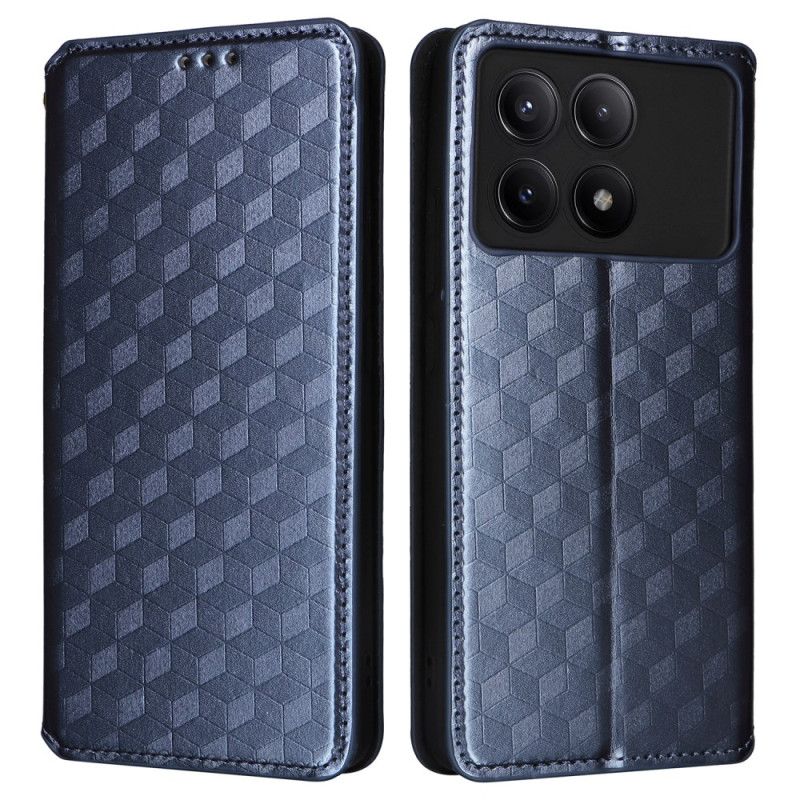 Læder Cover Poco X6 Pro 5g Telefon Etui 3d Diamanter