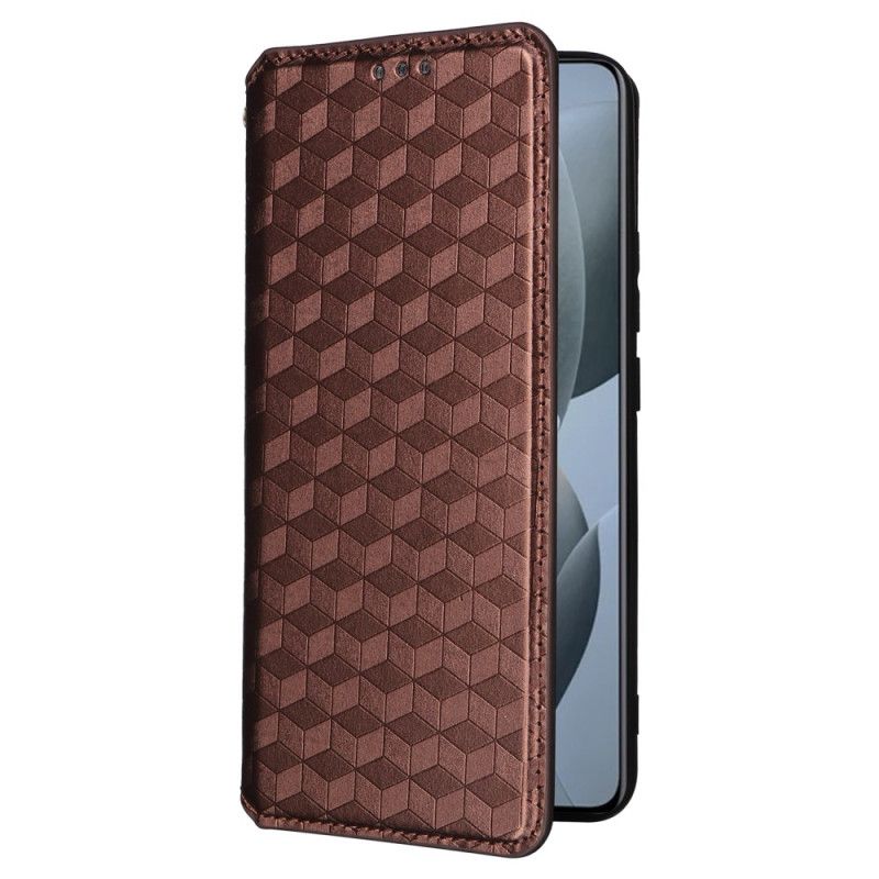 Læder Cover Poco X6 Pro 5g Telefon Etui 3d Diamanter