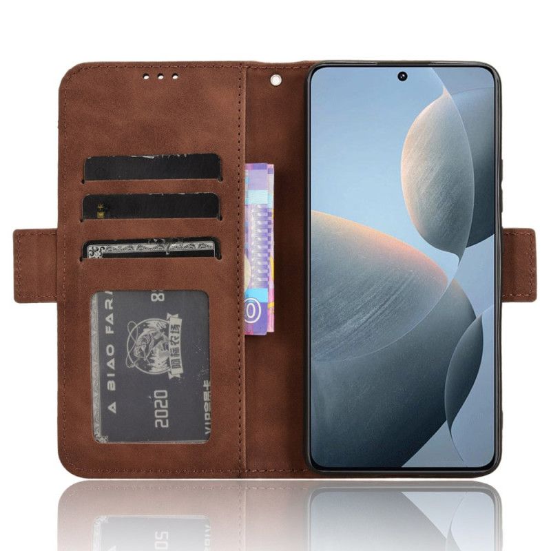 Læder Cover Poco X6 Pro 5g Telefon Etui Multikort