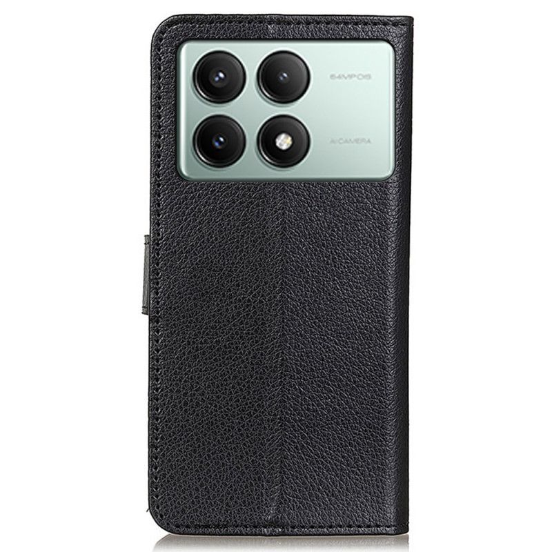 Læder Cover Poco X6 Pro 5g Telefon Etui Traditionelt Kunstlæder