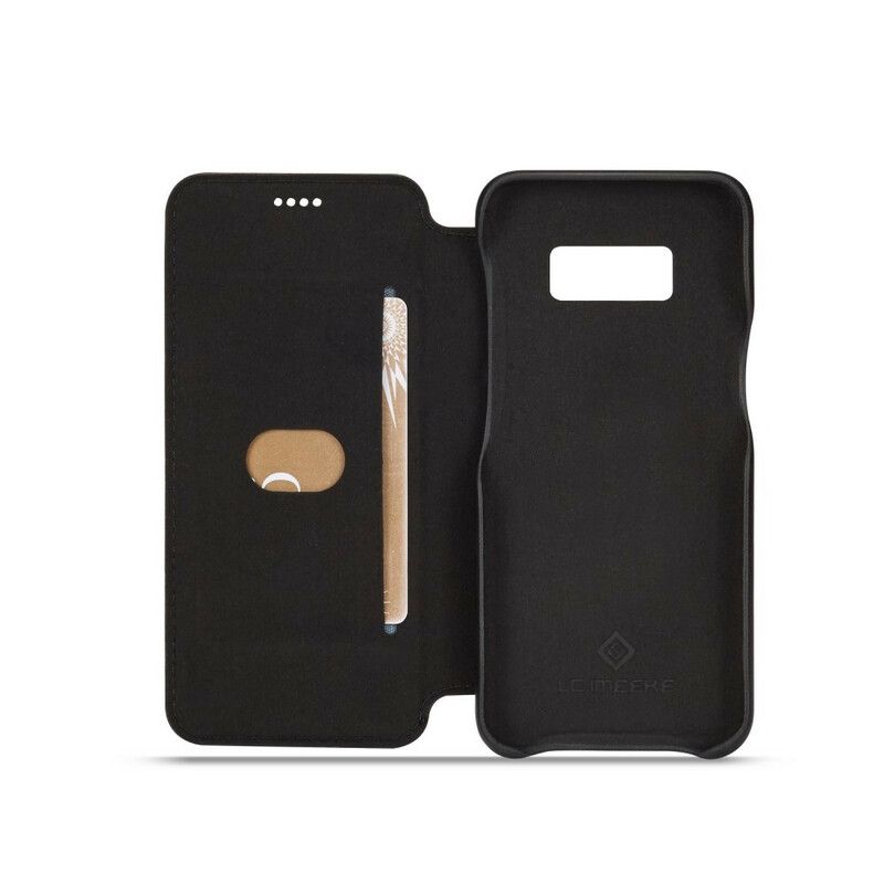 Cover Samsung Galaxy S8 Flip Cover Lc.imeeke Lædereffekt