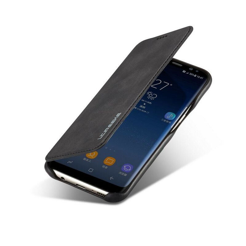 Cover Samsung Galaxy S8 Flip Cover Lc.imeeke Lædereffekt