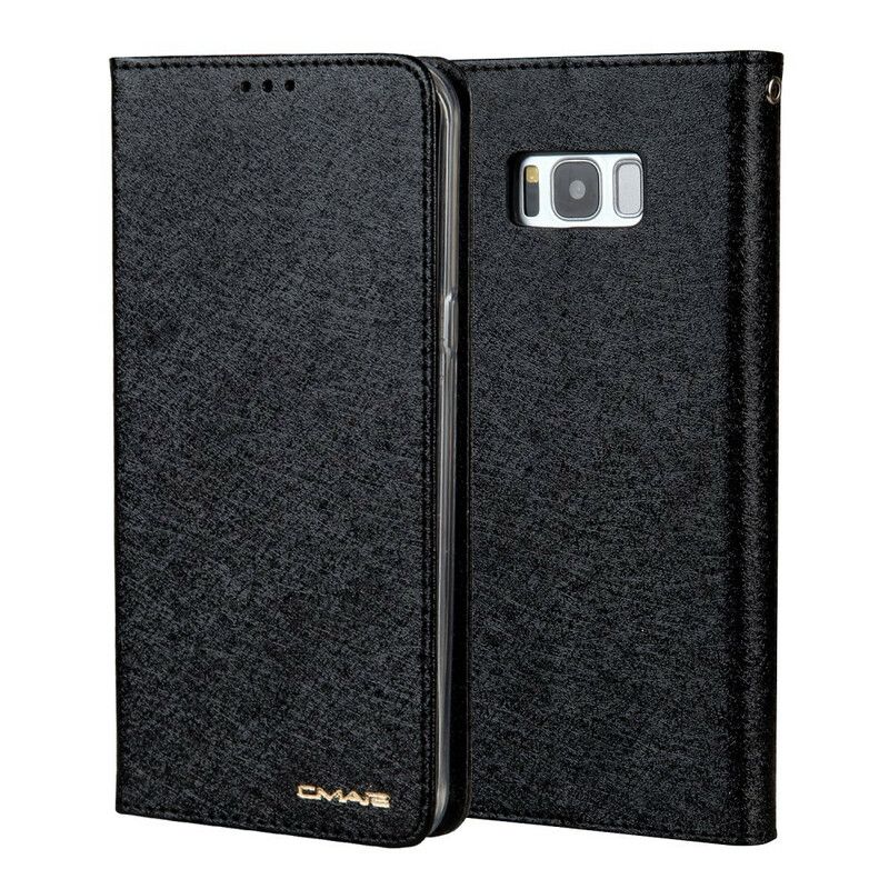 Cover Samsung Galaxy S8 Flip Cover Silketekstur Lædereffekt Cmai2