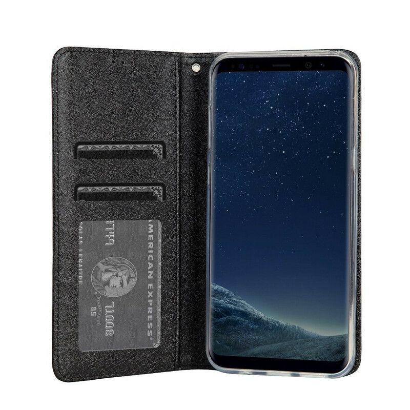 Cover Samsung Galaxy S8 Flip Cover Silketekstur Lædereffekt Cmai2