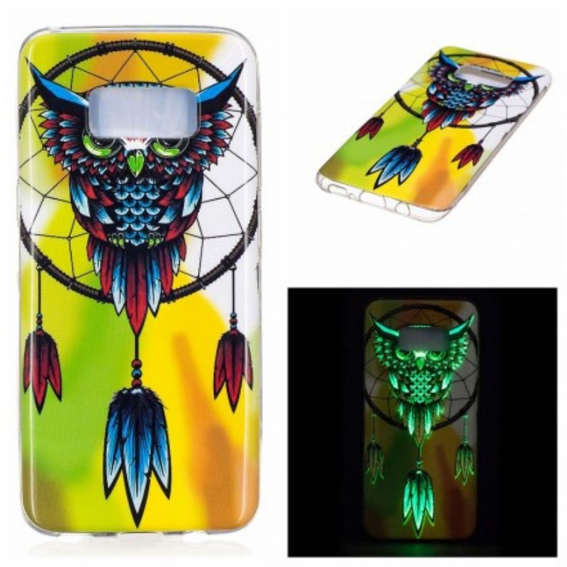 Cover Samsung Galaxy S8 Fluorescerende Ugle Drømmefanger