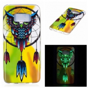 Cover Samsung Galaxy S8 Fluorescerende Ugle Drømmefanger