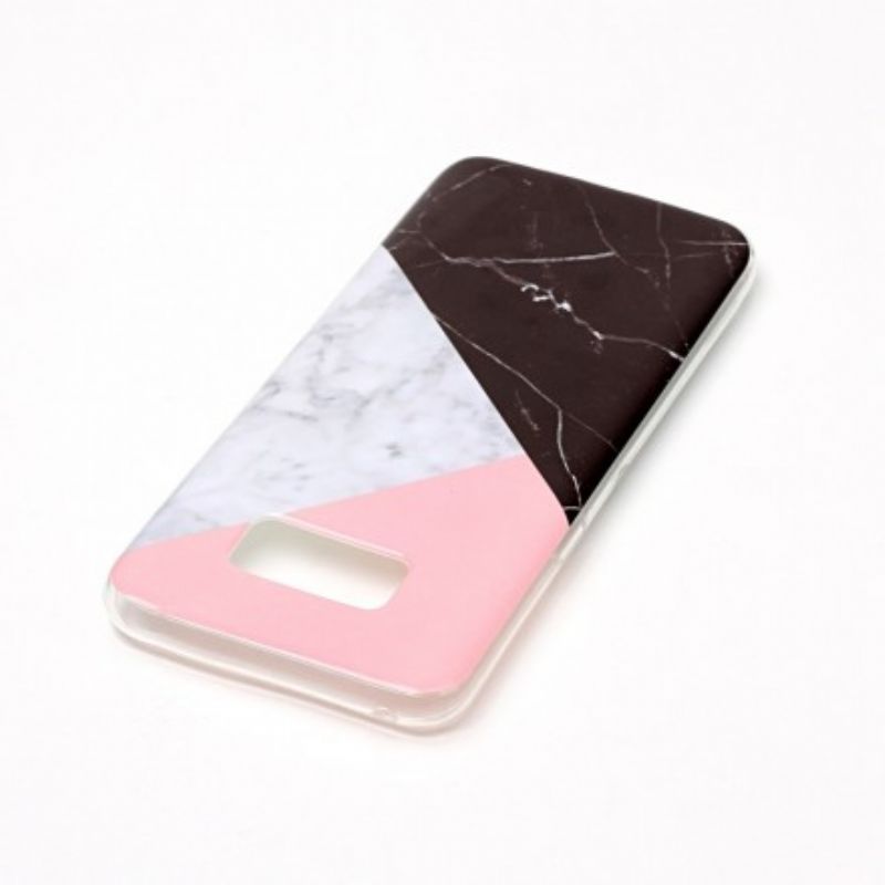 Cover Samsung Galaxy S8 Geometrisk Marmoreffekt