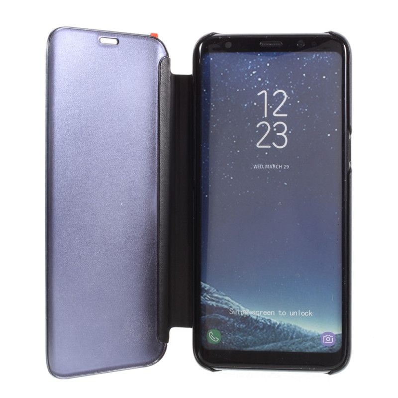 Cover Samsung Galaxy S8 Spejl Og Lædereffekt