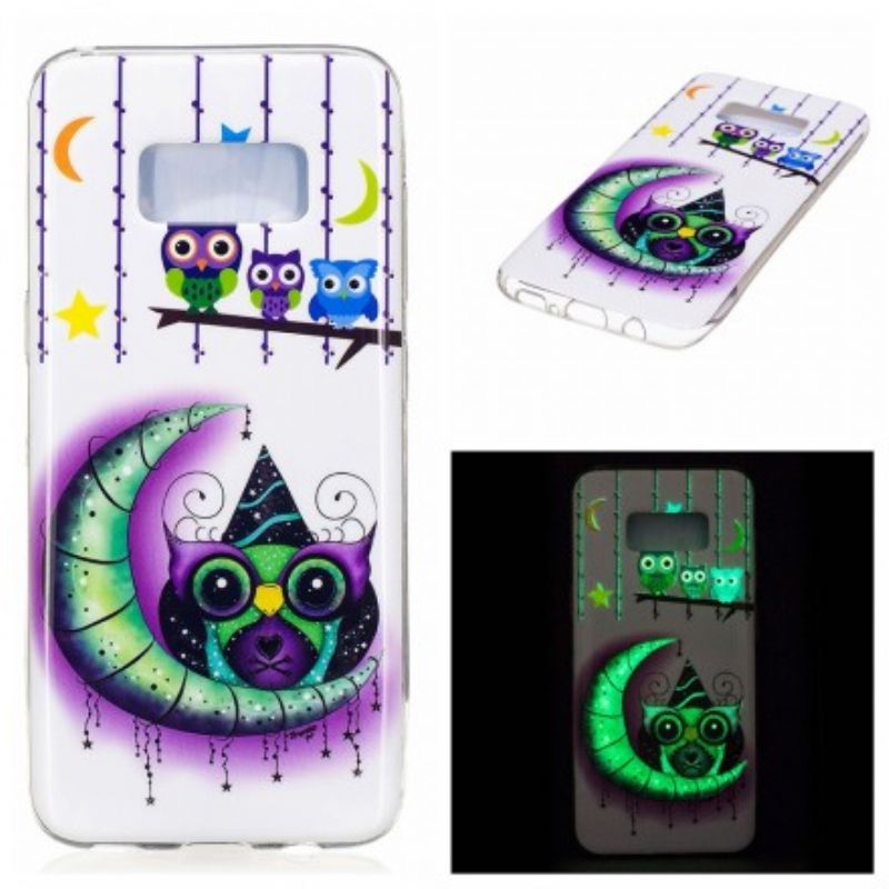 Cover Samsung Galaxy S8 Ugler I Fluorescerende Delirium