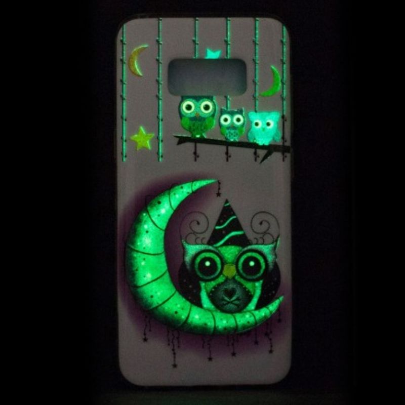 Cover Samsung Galaxy S8 Ugler I Fluorescerende Delirium