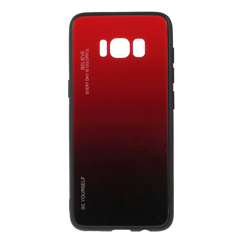 Cover Samsung Galaxy S8 Vær Dig Selv Hærdet Glas