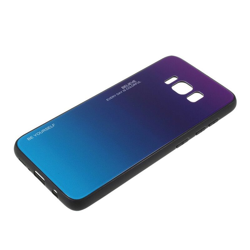 Cover Samsung Galaxy S8 Vær Dig Selv Hærdet Glas