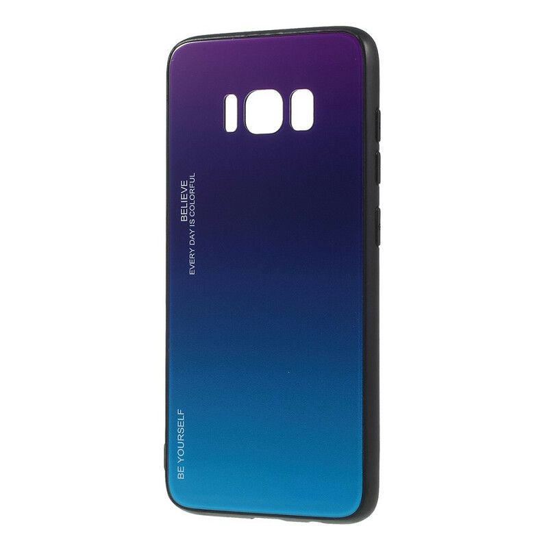 Cover Samsung Galaxy S8 Vær Dig Selv Hærdet Glas