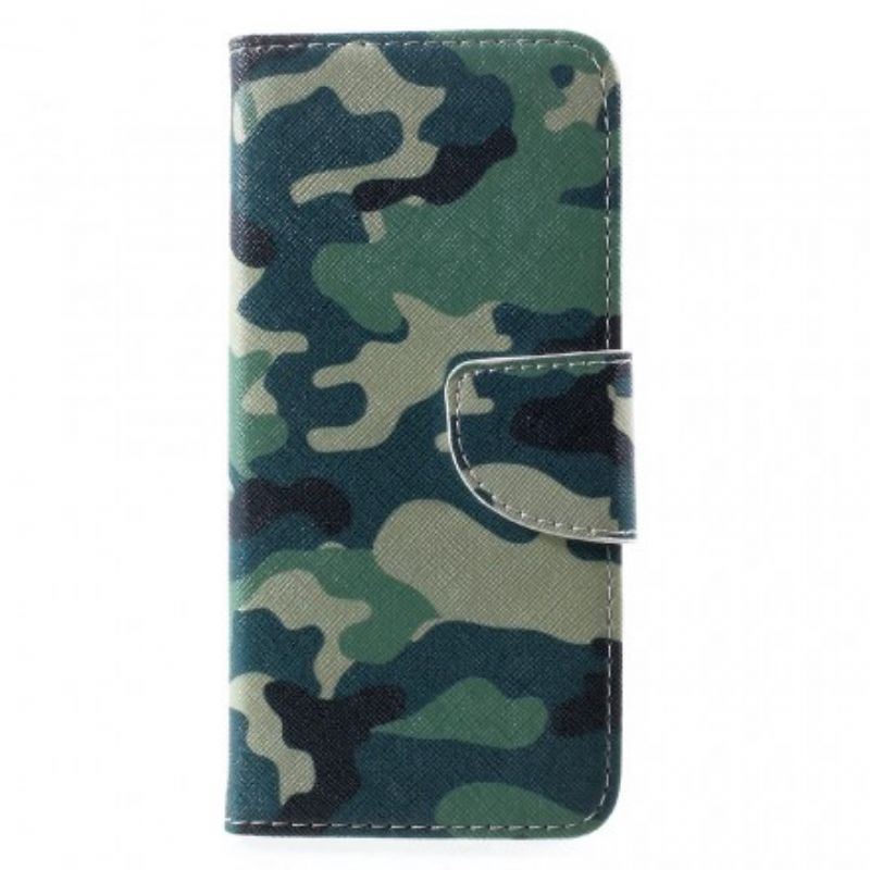 Flip Cover Samsung Galaxy S8 Militær Camouflage