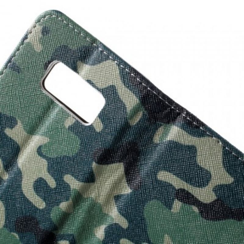 Flip Cover Samsung Galaxy S8 Militær Camouflage