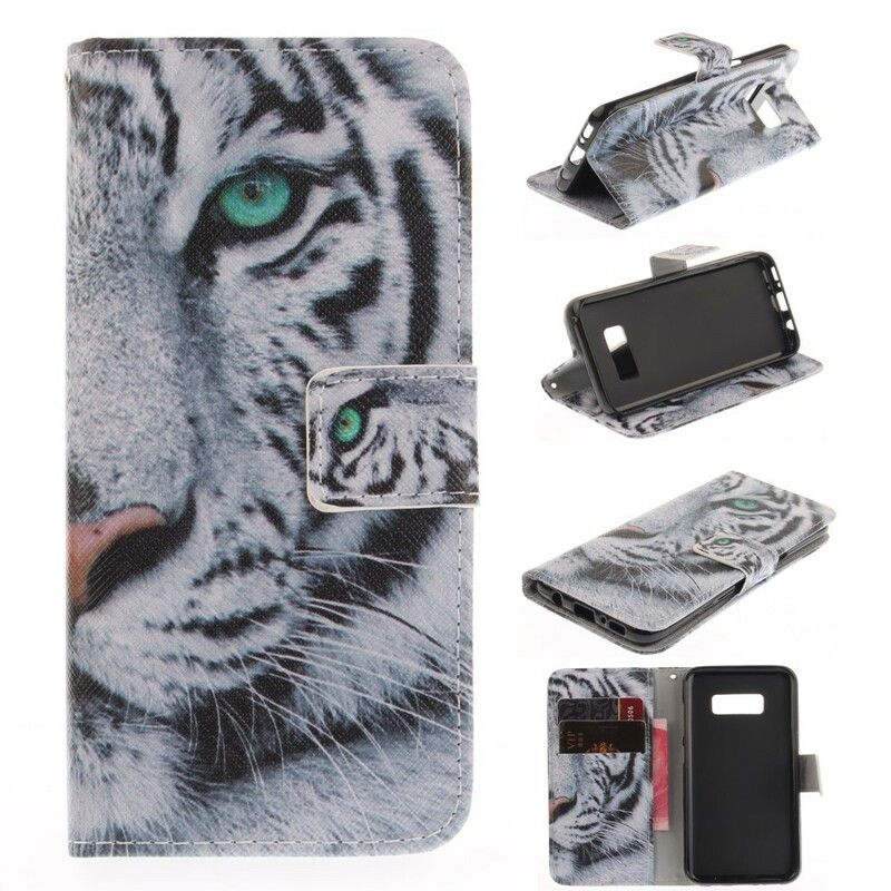 Flip Cover Samsung Galaxy S8 Tigeransigt