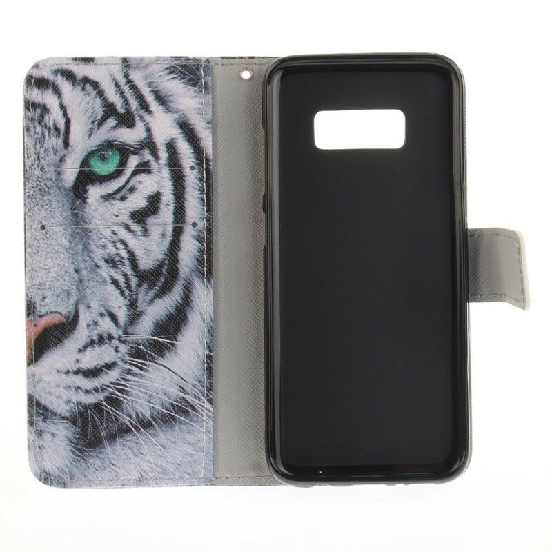 Flip Cover Samsung Galaxy S8 Tigeransigt