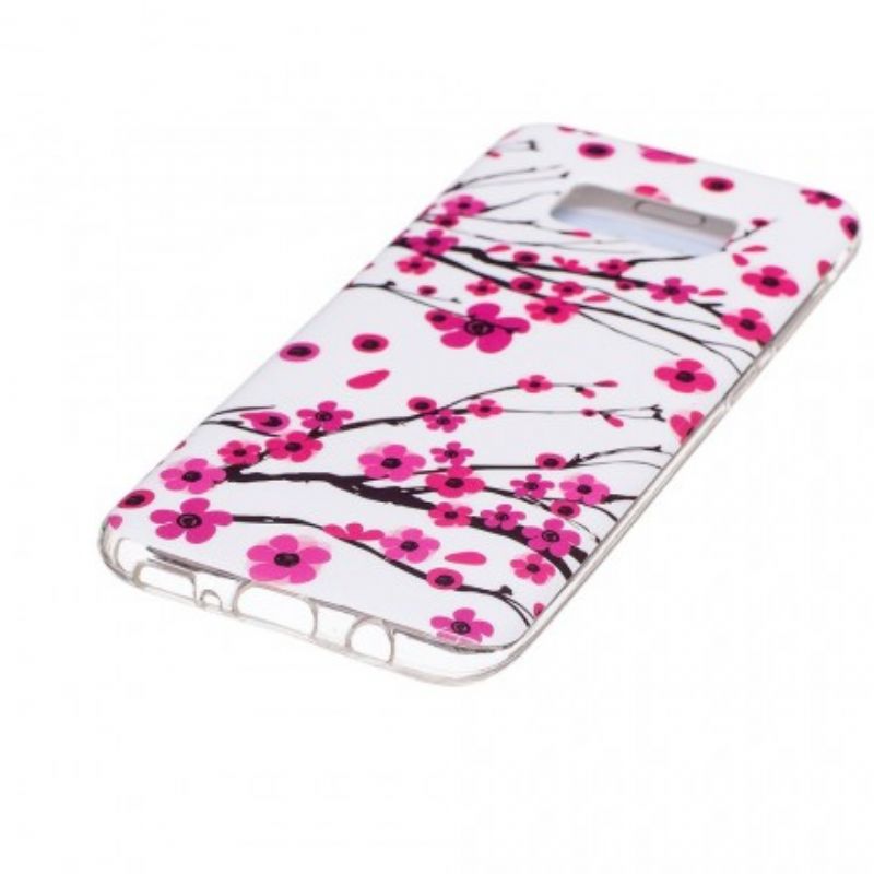 Mobilcover Samsung Galaxy S8 Fluorescerende Blomster