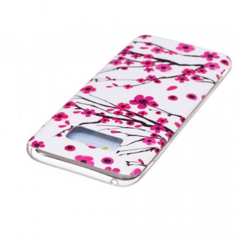 Mobilcover Samsung Galaxy S8 Fluorescerende Blomster