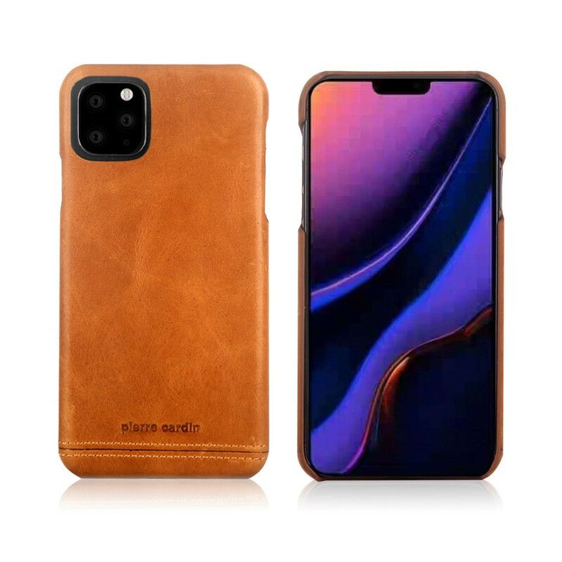 Cover iPhone 11 Pro Ægte Pierre Cardin Læder