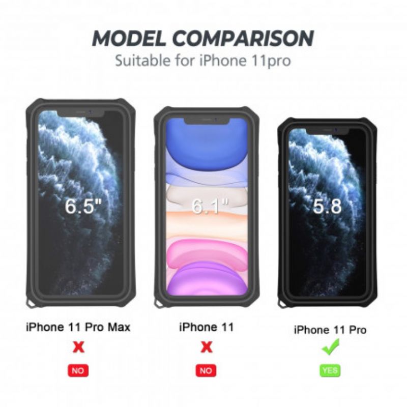 Cover iPhone 11 Pro Aftagelig Ringstøtte