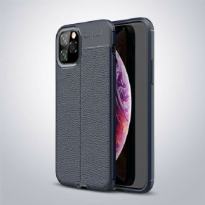 Cover iPhone 11 Pro Dobbelt Linje Litchi Lædereffekt